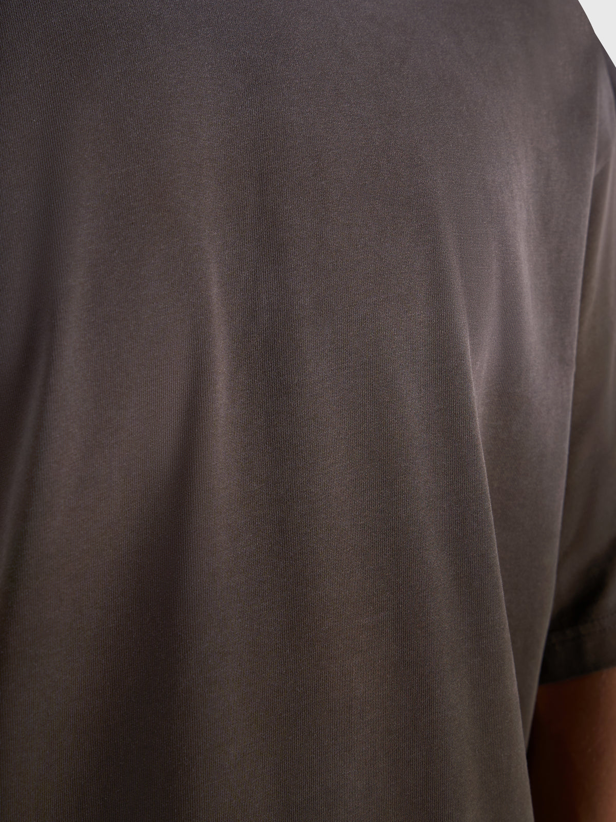 Cursive Heavy Box Tee - Vintage Brown/Red