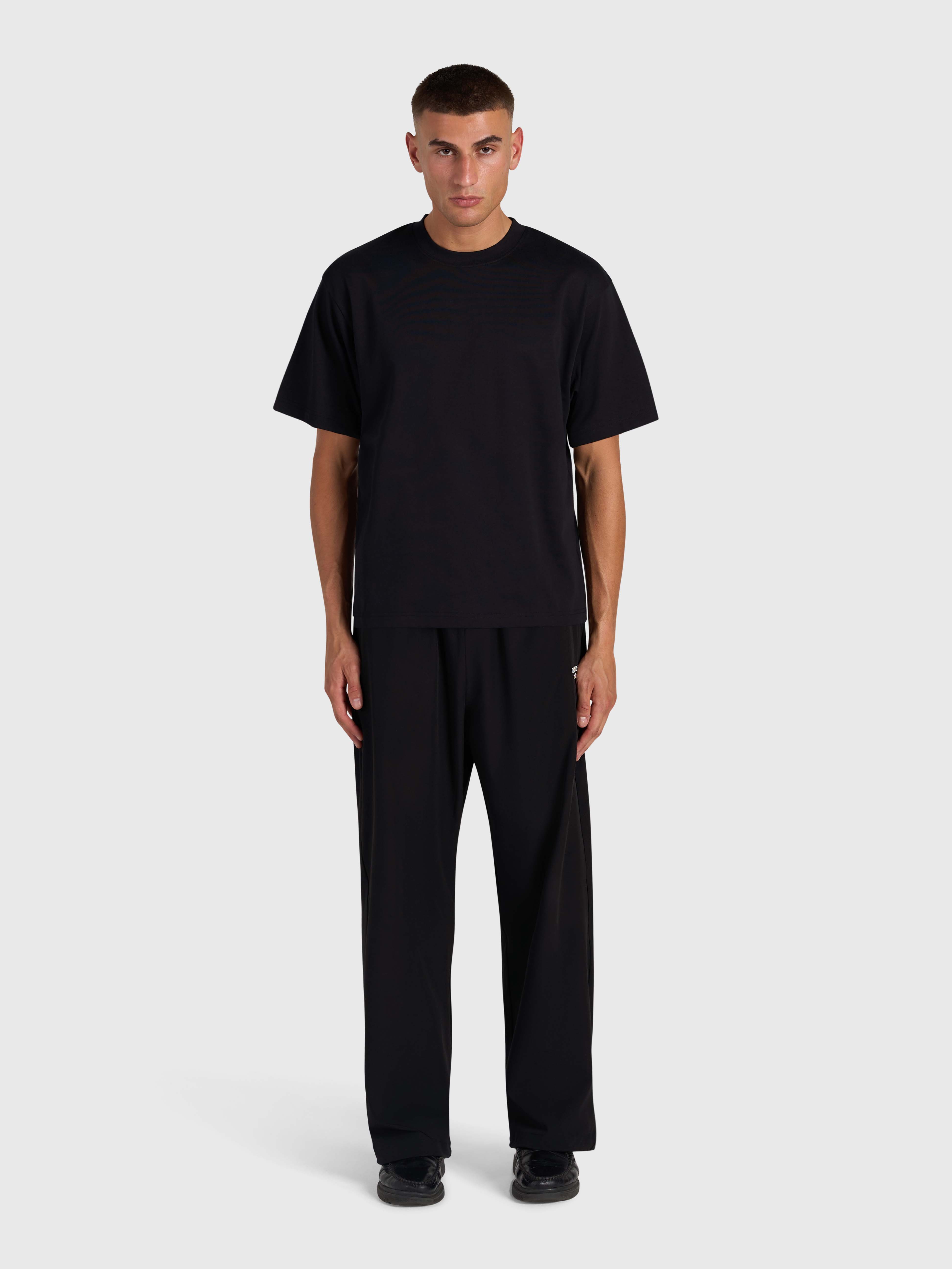 Confidence V2 Box Tee - Black/White
