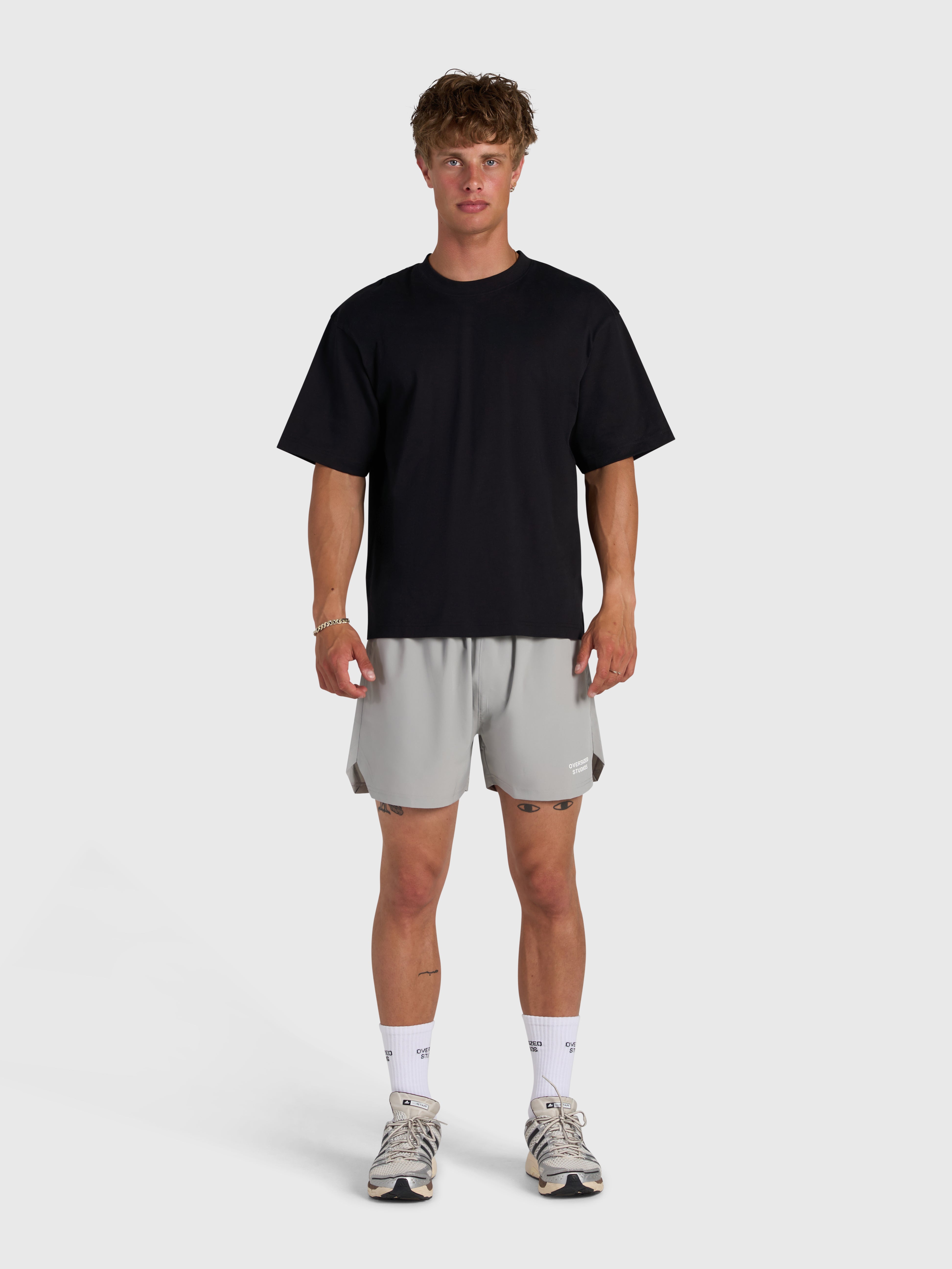 Confidence V2 4-Inch Tech Shorts - Grey/White