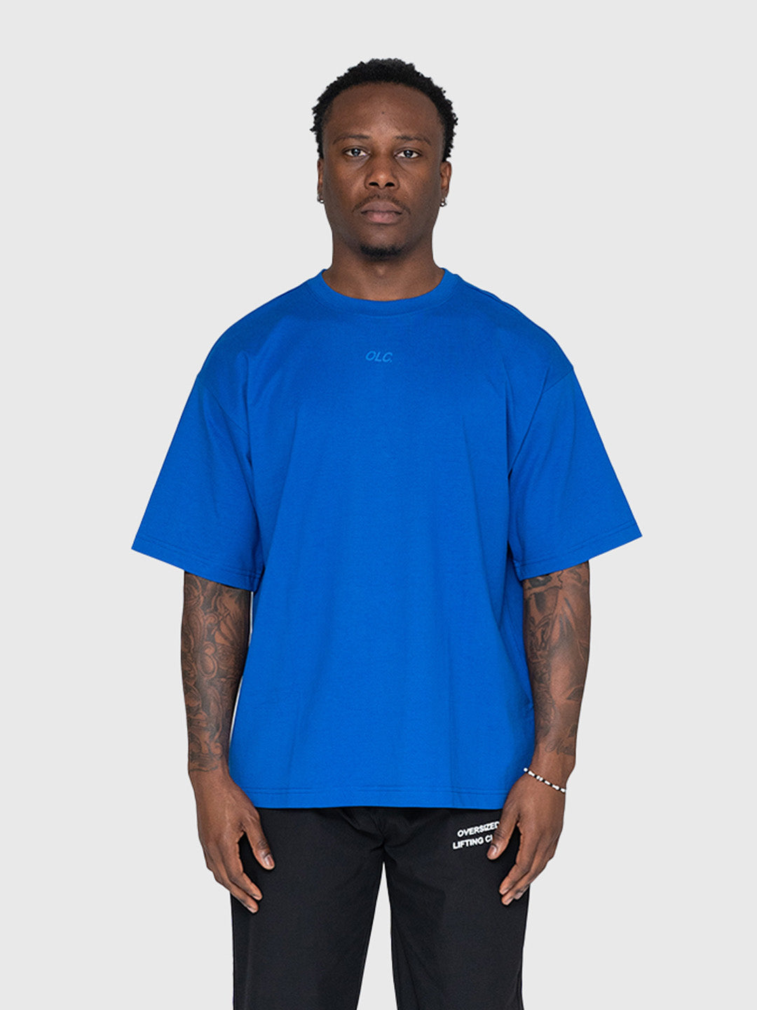 Confidence Heavyweight Box Tee - King Blue/White