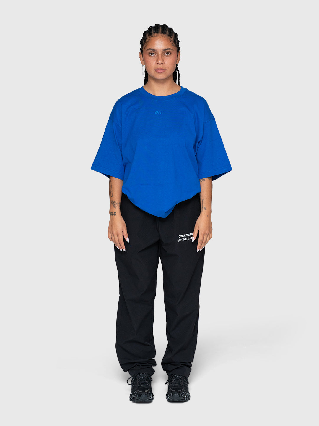 Confidence Heavyweight Box Tee - King Blue/White