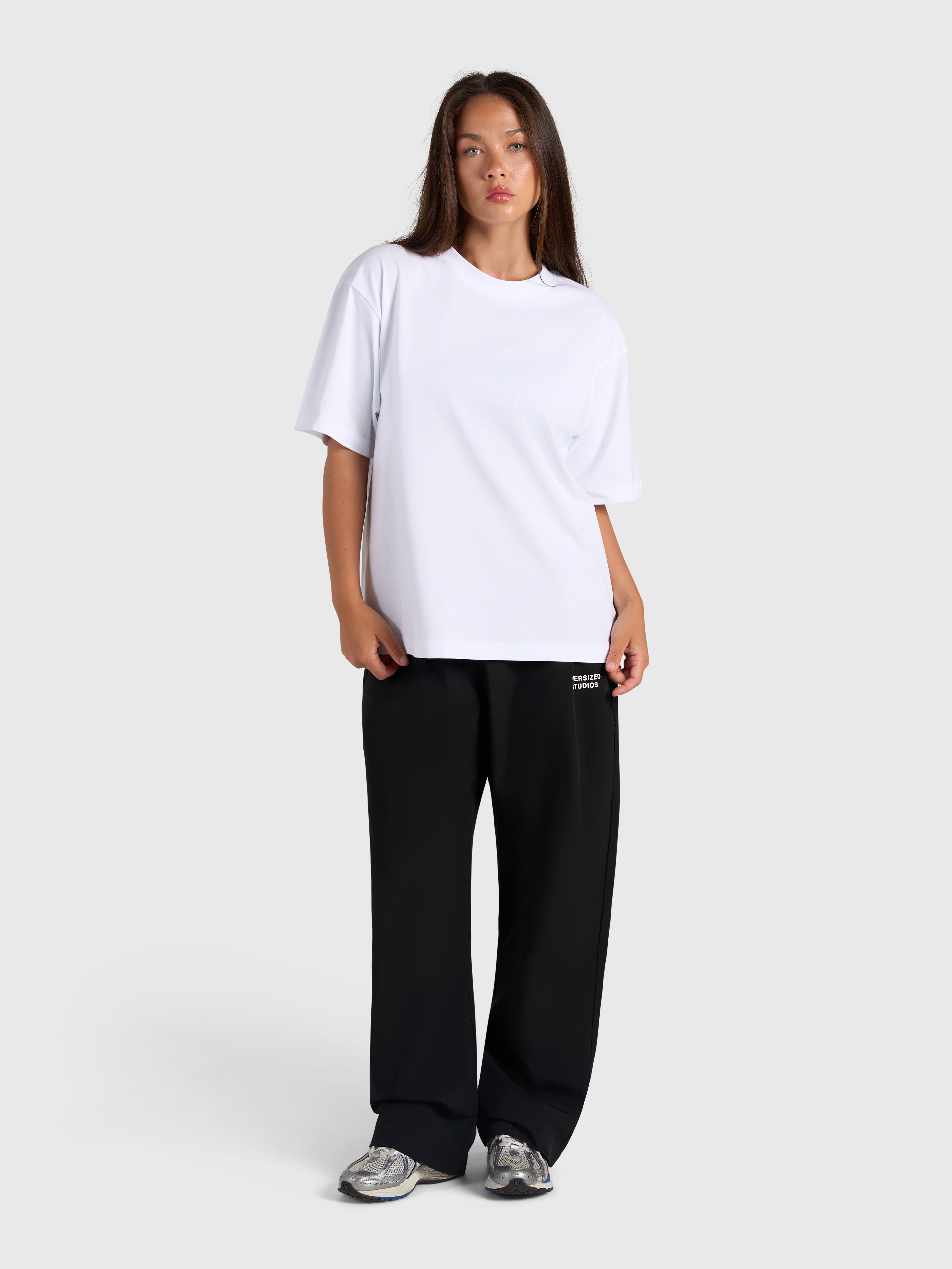 Confidence V2 Box Tee - White/Black