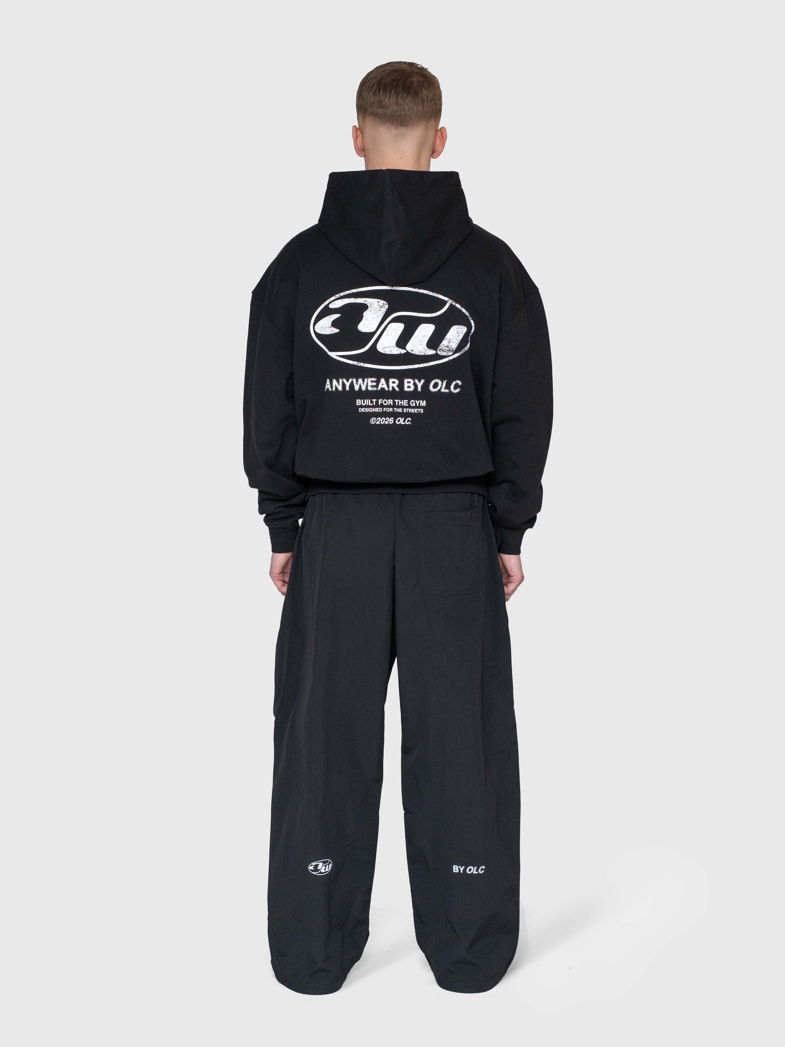 Anywear Heavyweight Hoodie - Black/White