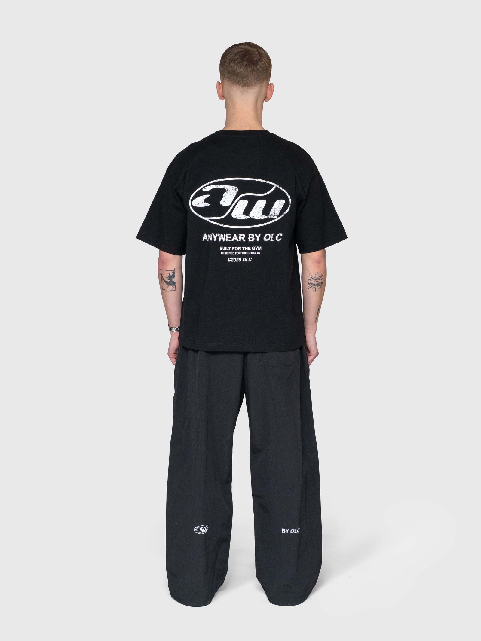 Anywear Heavyweight Box Tee - Black/White