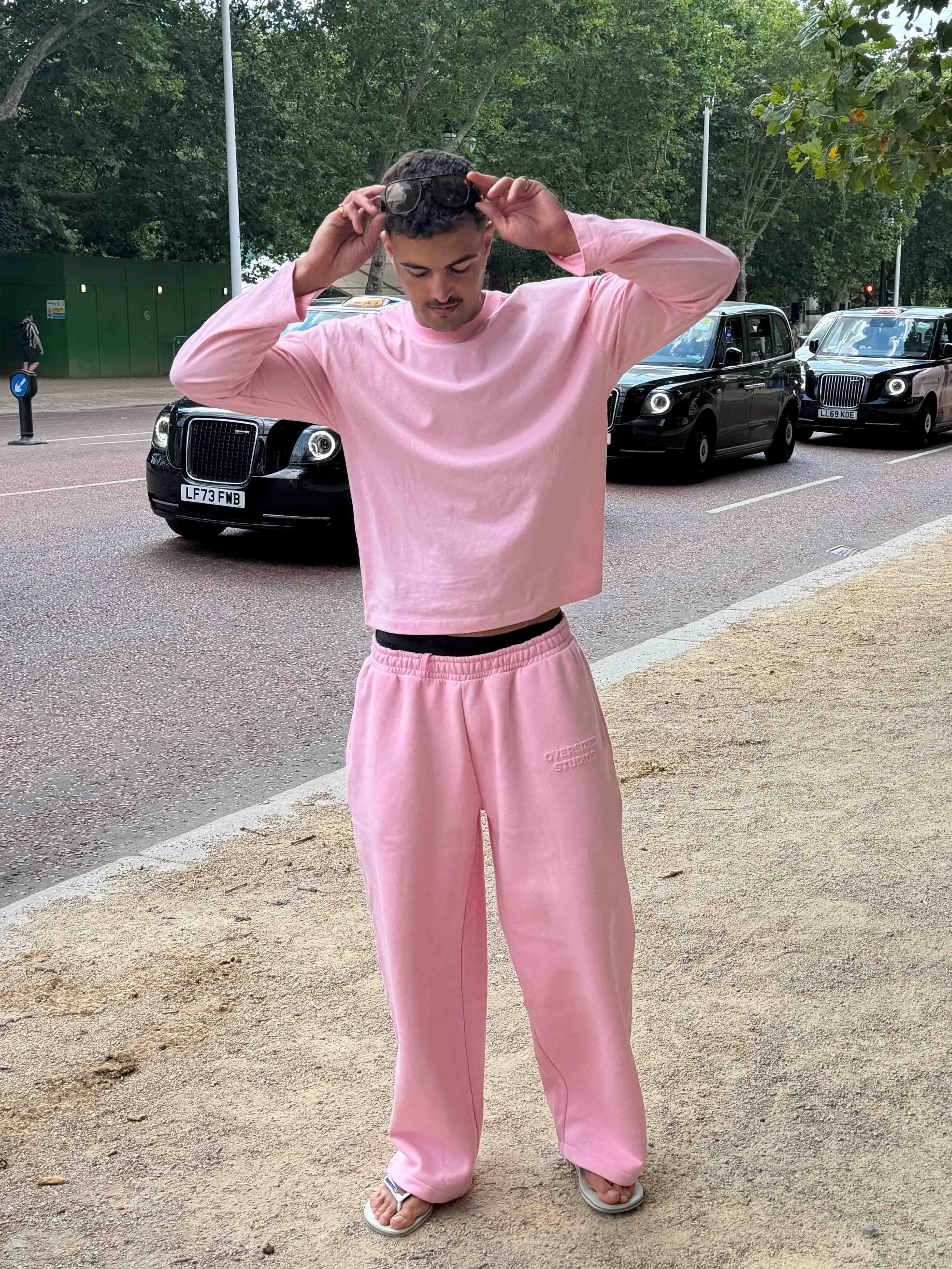 Cloud Baggy Sweatpants V2 - Pink