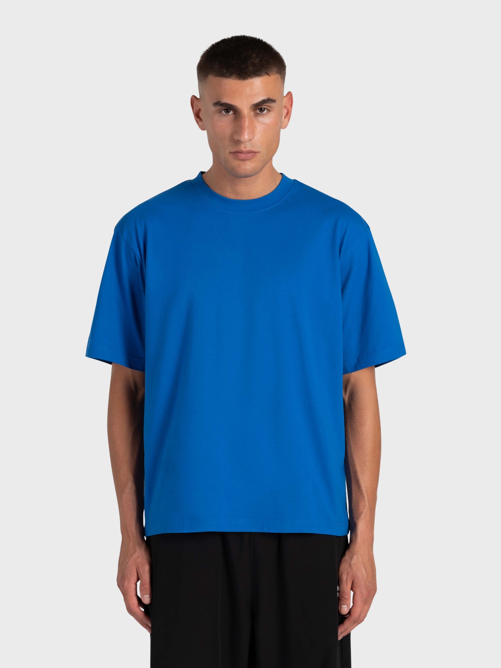 Confidence V2 Box Tee - King Blue/White