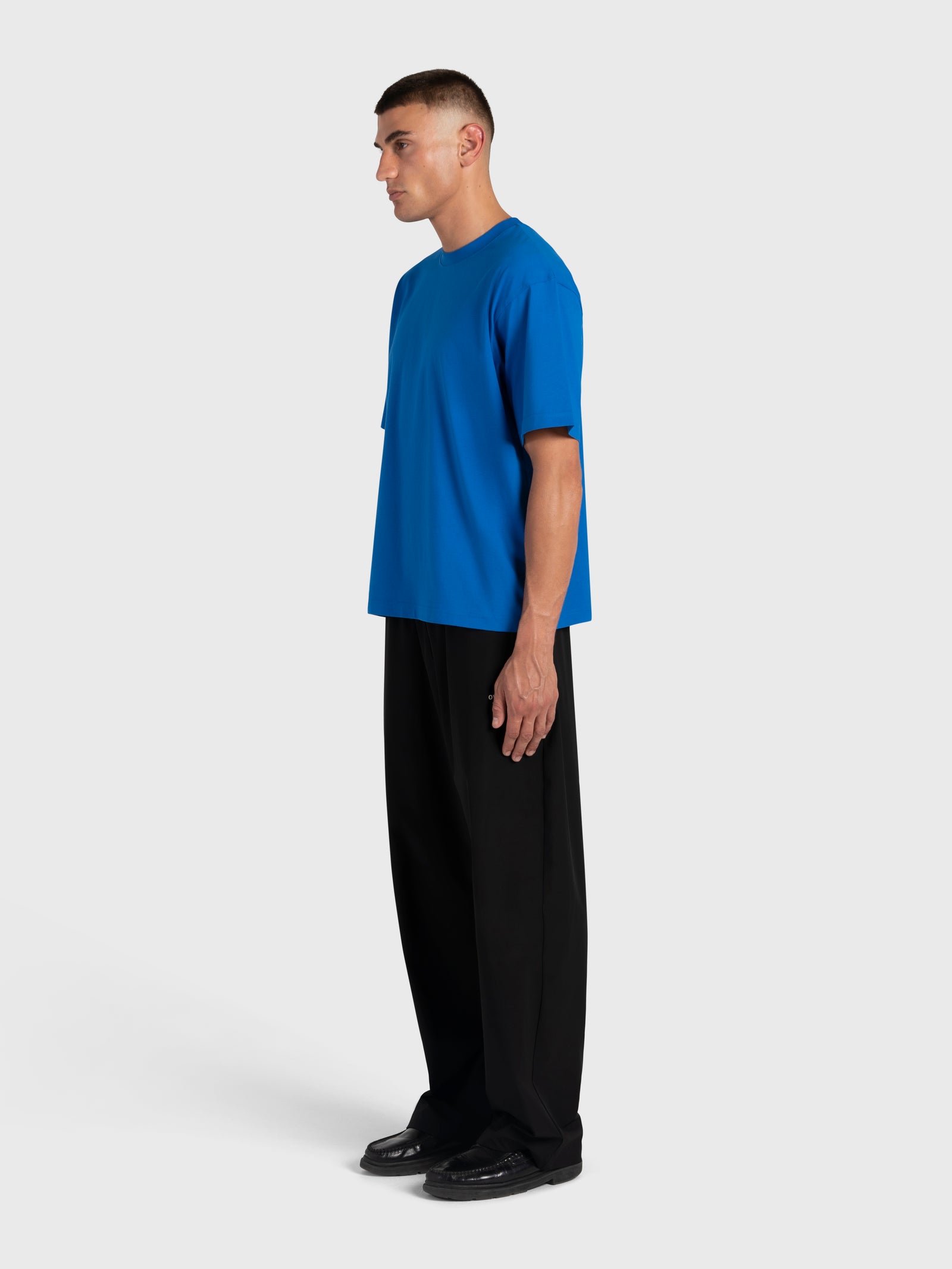 Confidence V2 Box Tee - King Blue/White