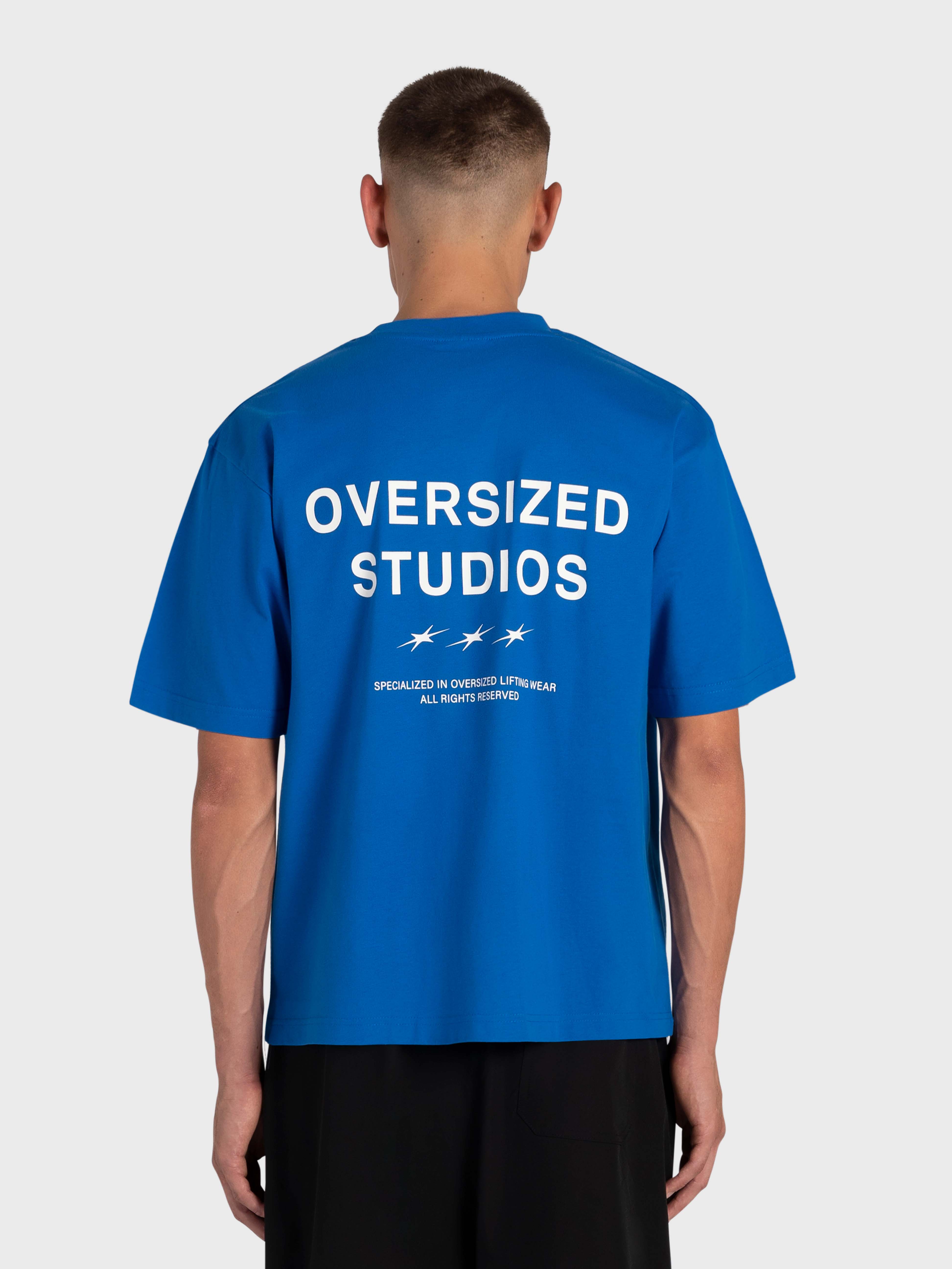 Confidence V2 Box Tee - King Blue/White
