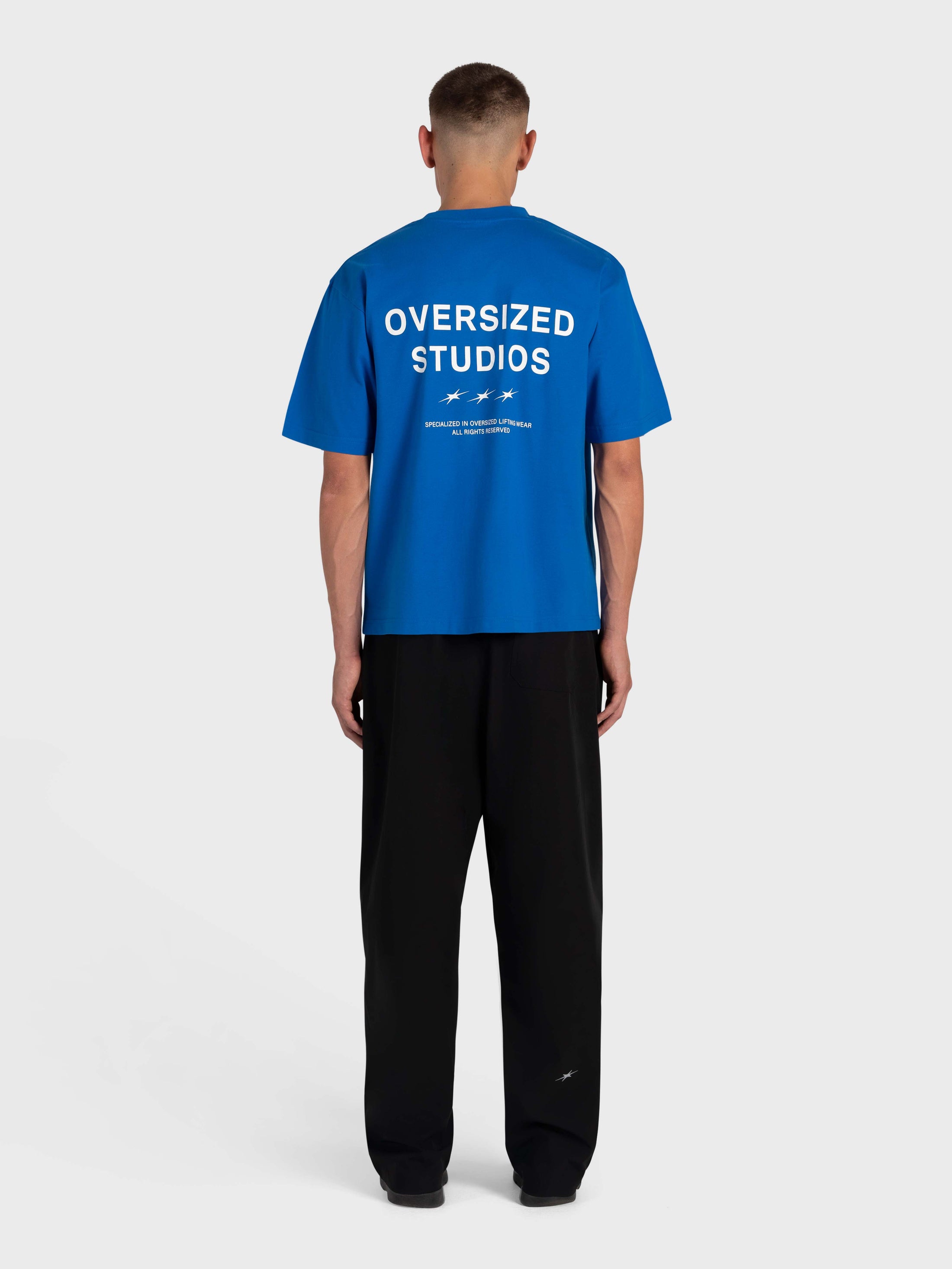 Confidence V2 Box Tee - King Blue/White