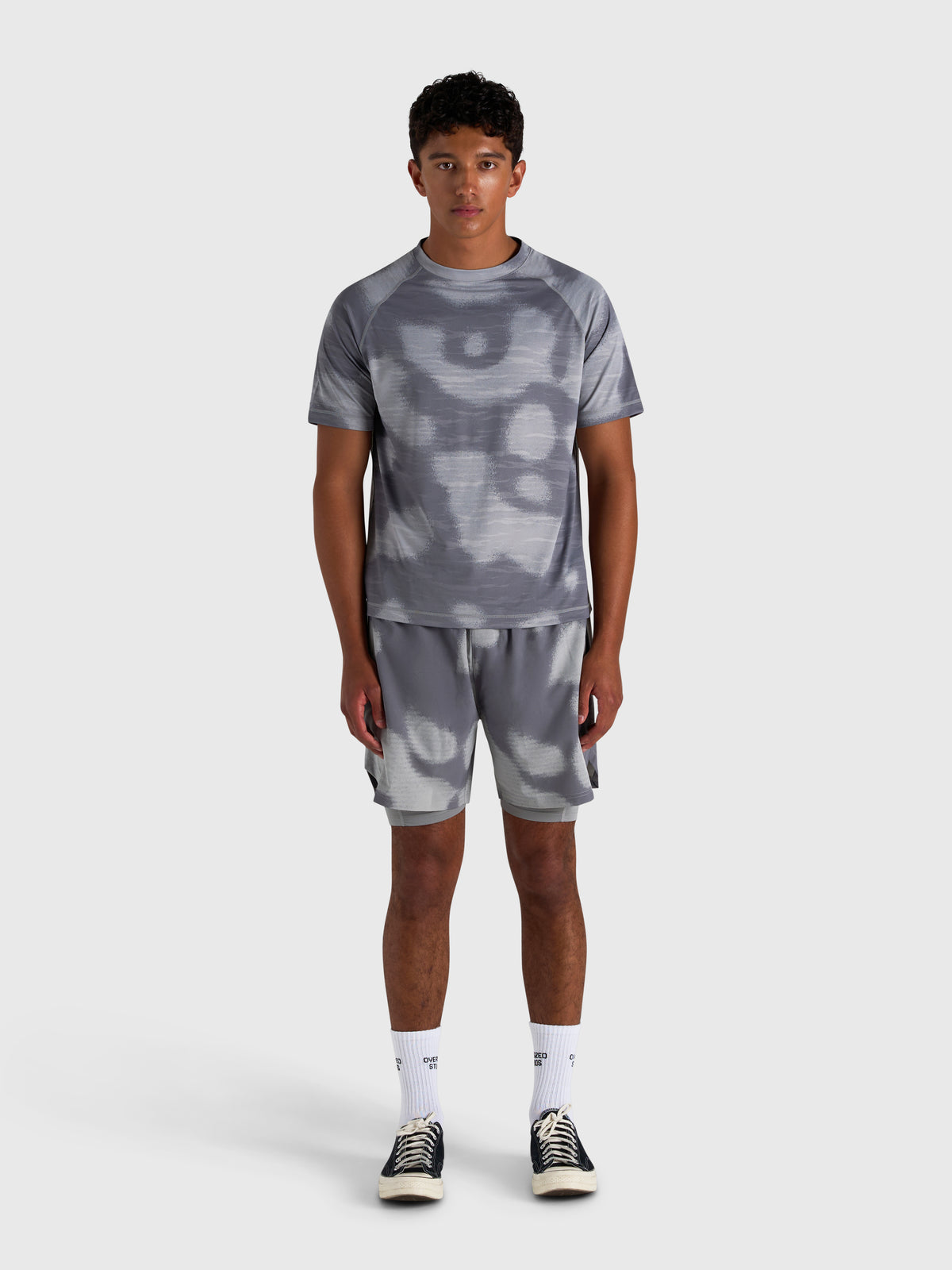 Stamina 2-1 Shorts - Grey/Grey