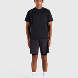 Stamina 2-1 Shorts - Black/White