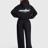 Cursive Hoodie - Vintage Black/White