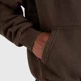 Cursive Hoodie - Vintage Brown/Red