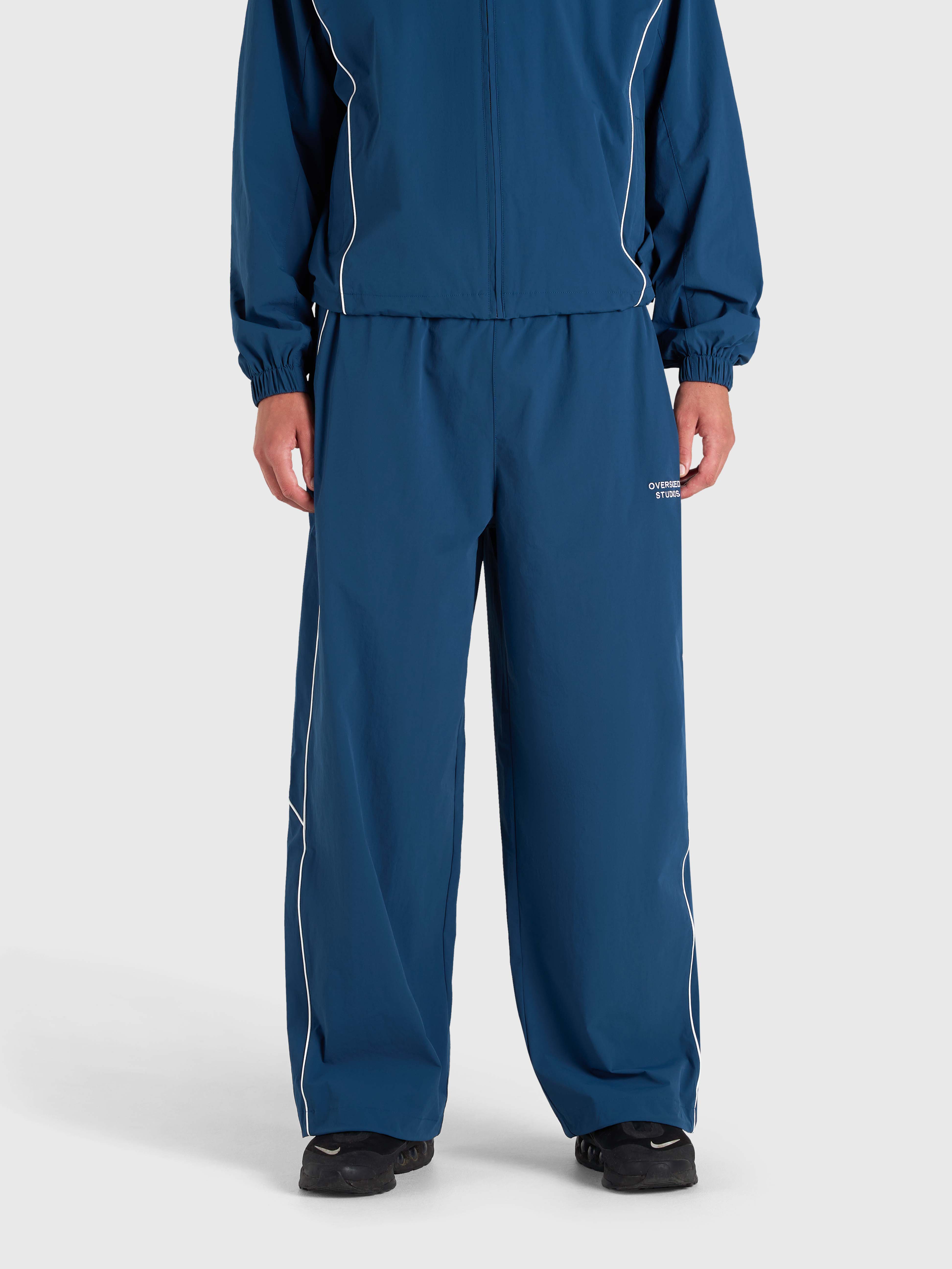 Active Track Pants - Metallic Blue/White