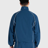 Active Track Jacket - Metallic Blue/White