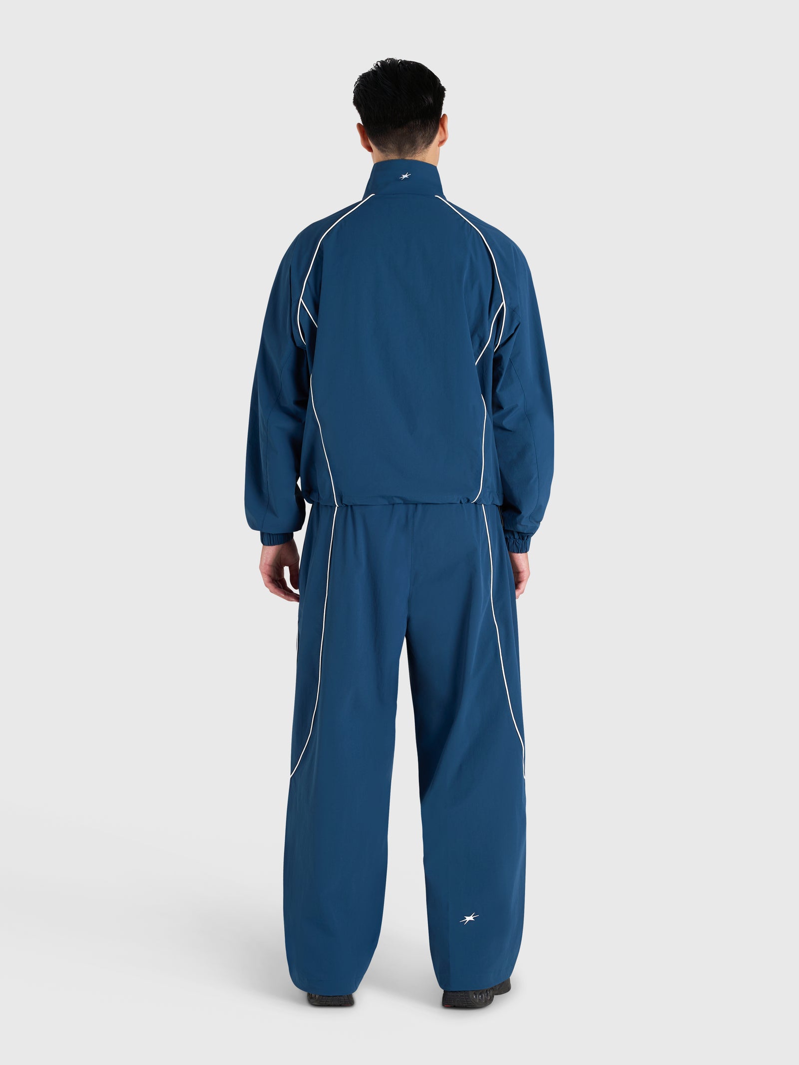 Active Track Jacket - Metallic Blue/White