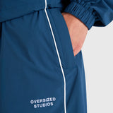Active Track Pants - Metallic Blue/White