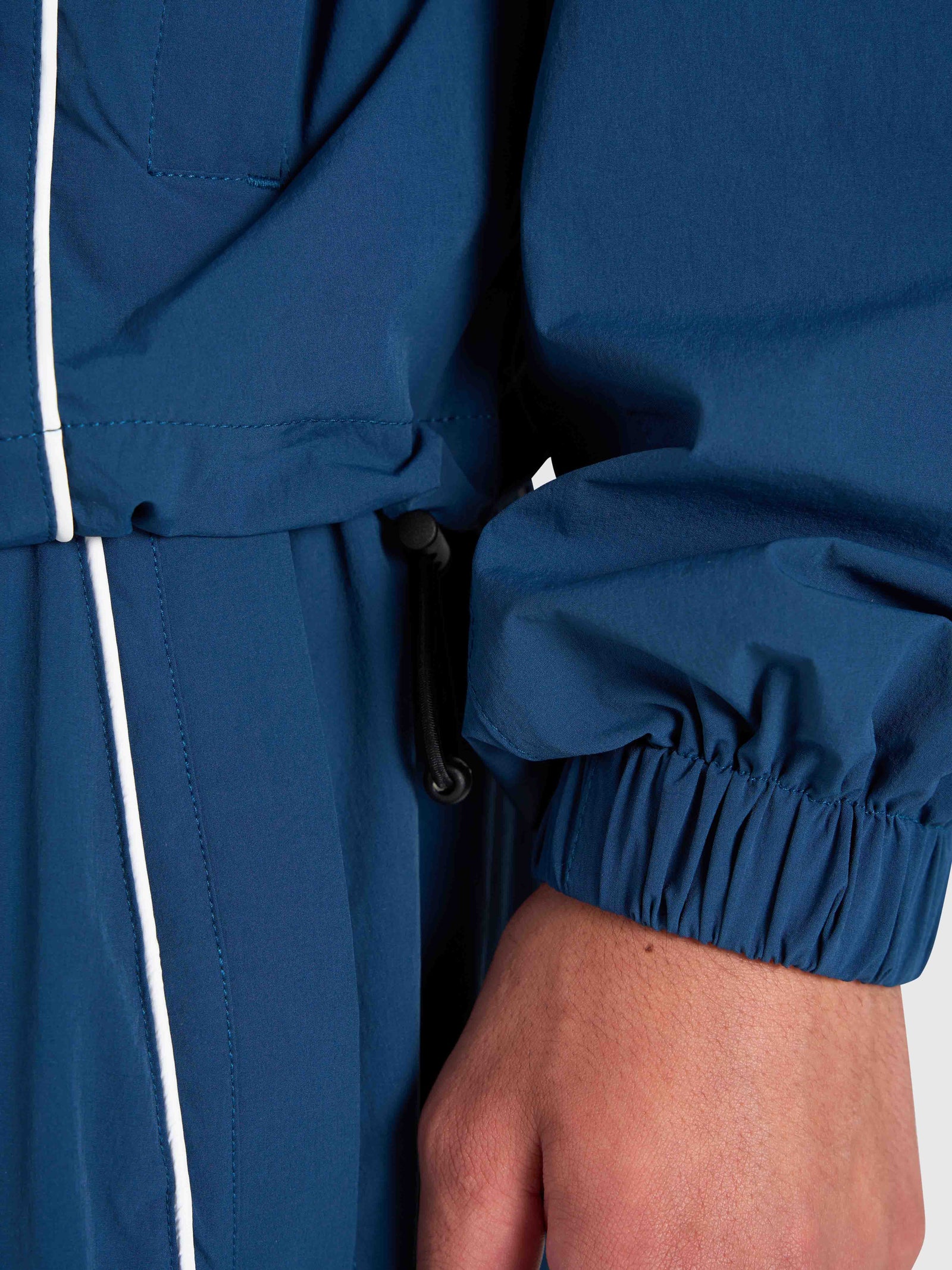 Active Track Jacket - Metallic Blue/White