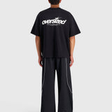 Cursive Heavy Box Tee - Vintage Black/White