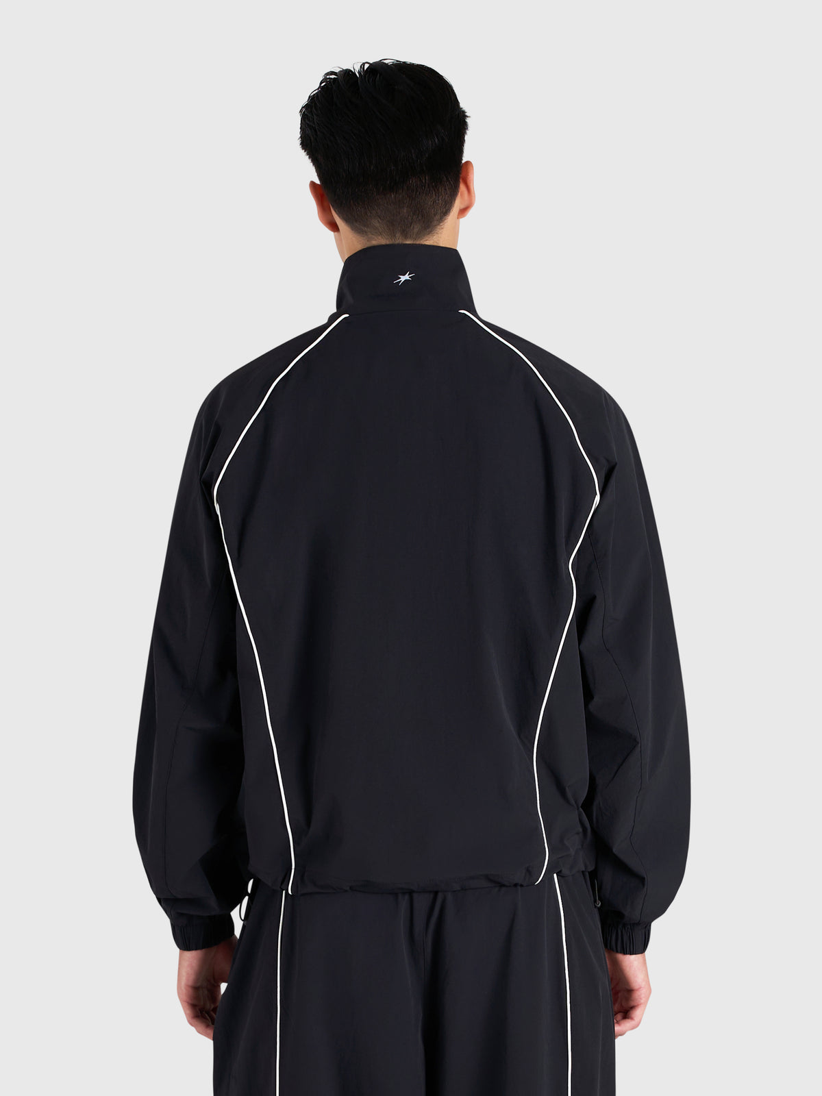 Active Track Jacket - Black/White
