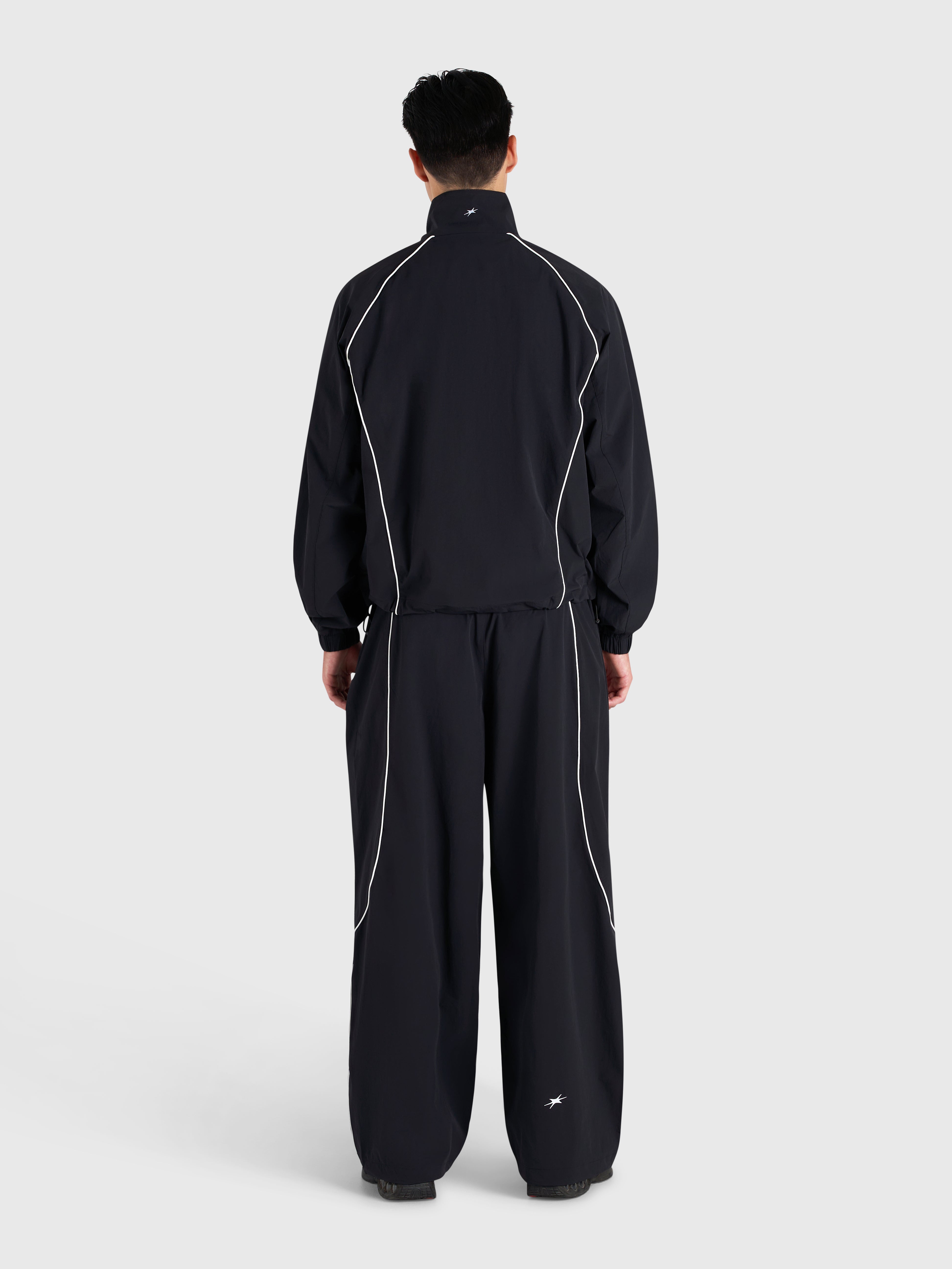 Active Track Pants - Black/White