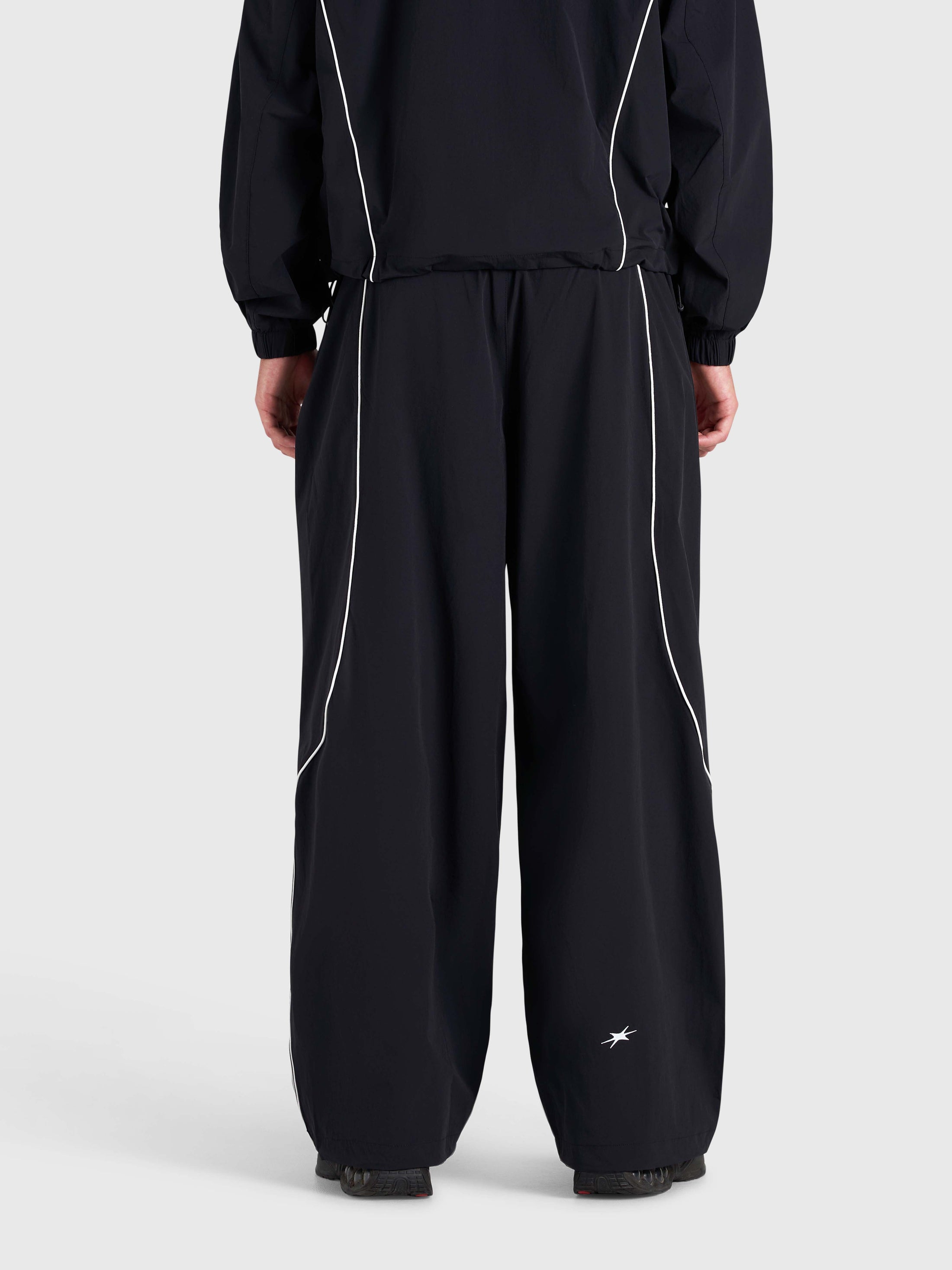 Active Track Pants - Black/White