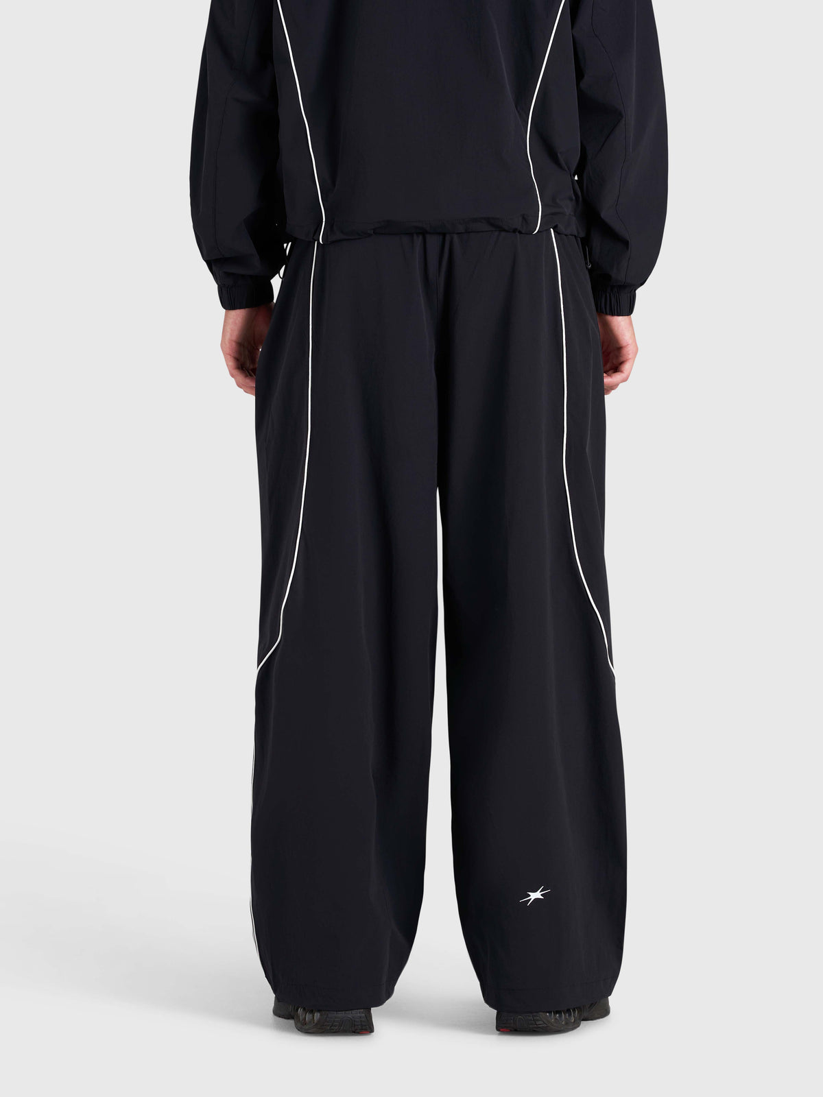 Active Track Pants - Black/White