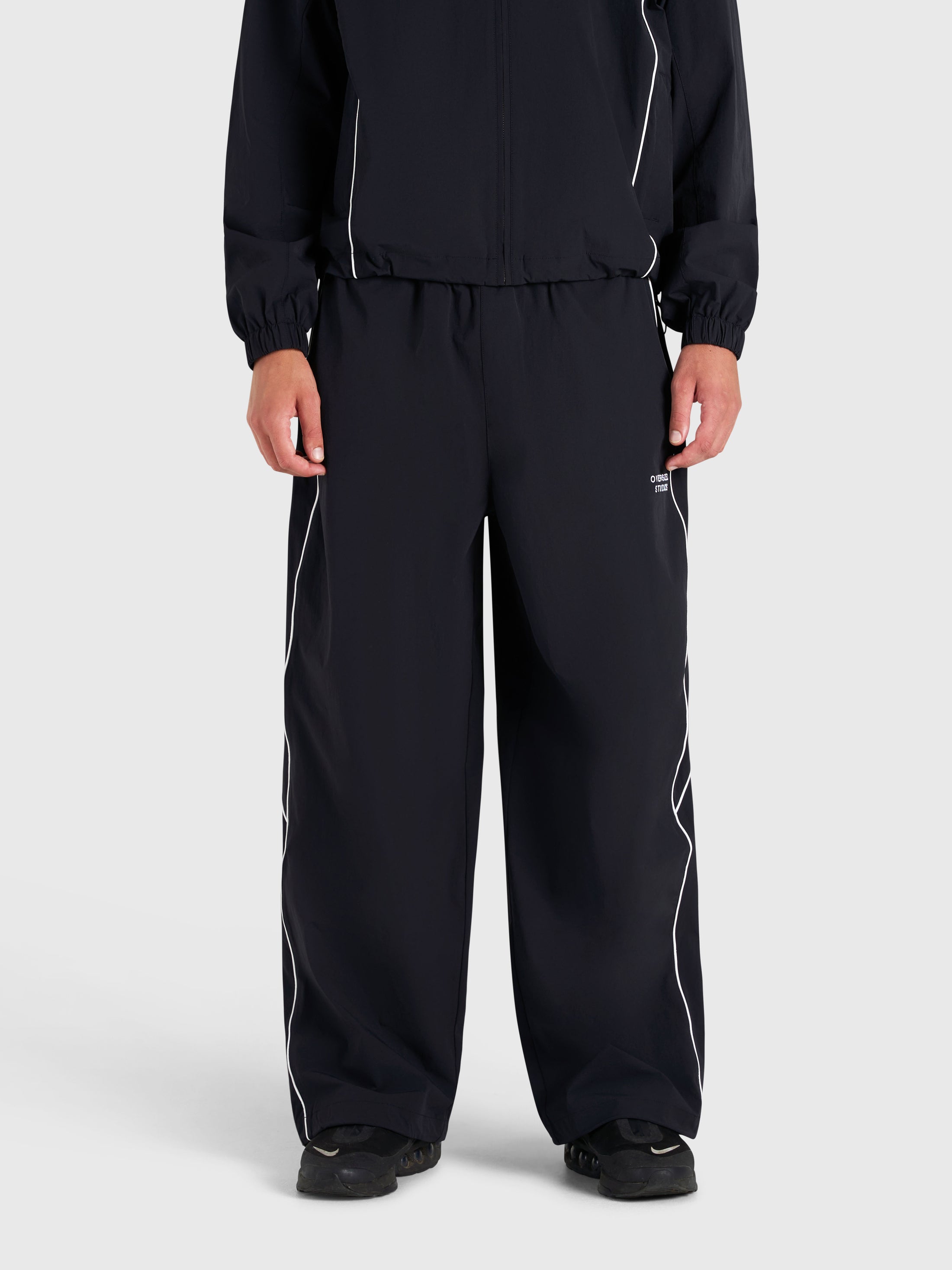Active Track Pants - Black/White