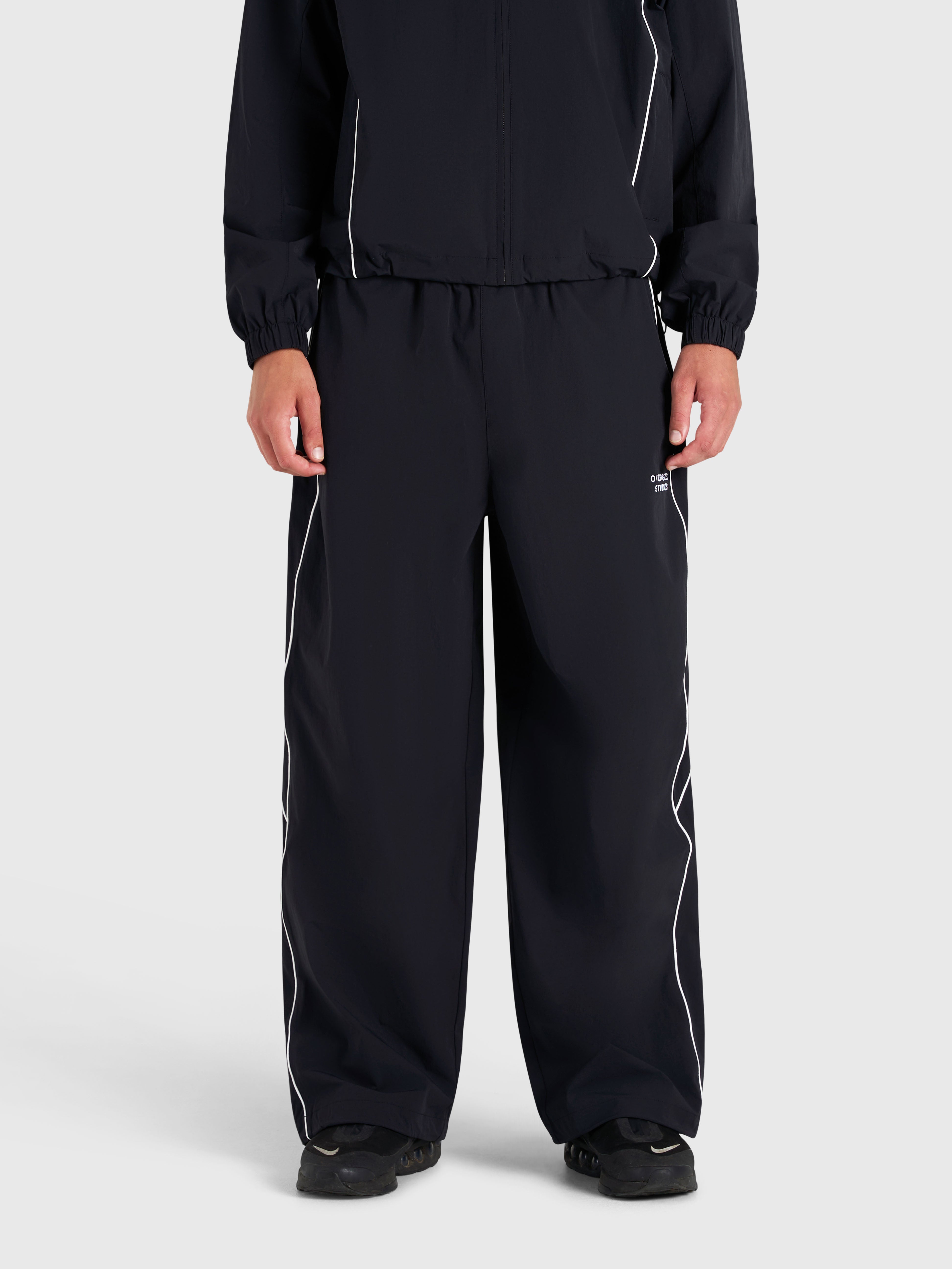 Active Track Pants - Black/White