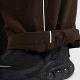 Active Track Pants - Brown/White