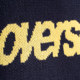 Logo Knit Sweater - Navy/Yellow