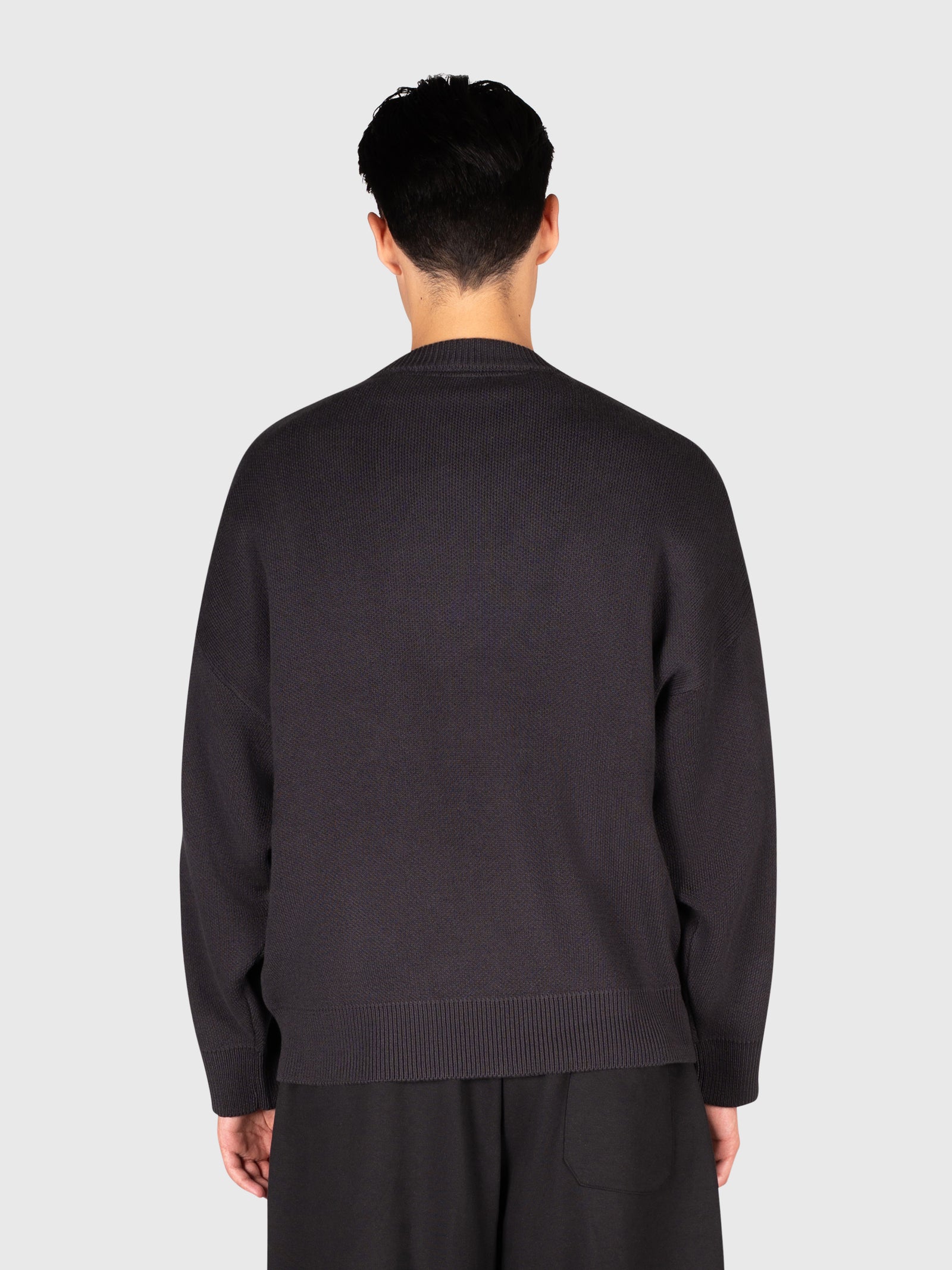 Logo Knit Sweater - Black/White