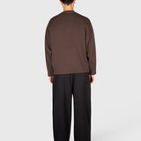 Logo Knit Sweater - Brown/Black