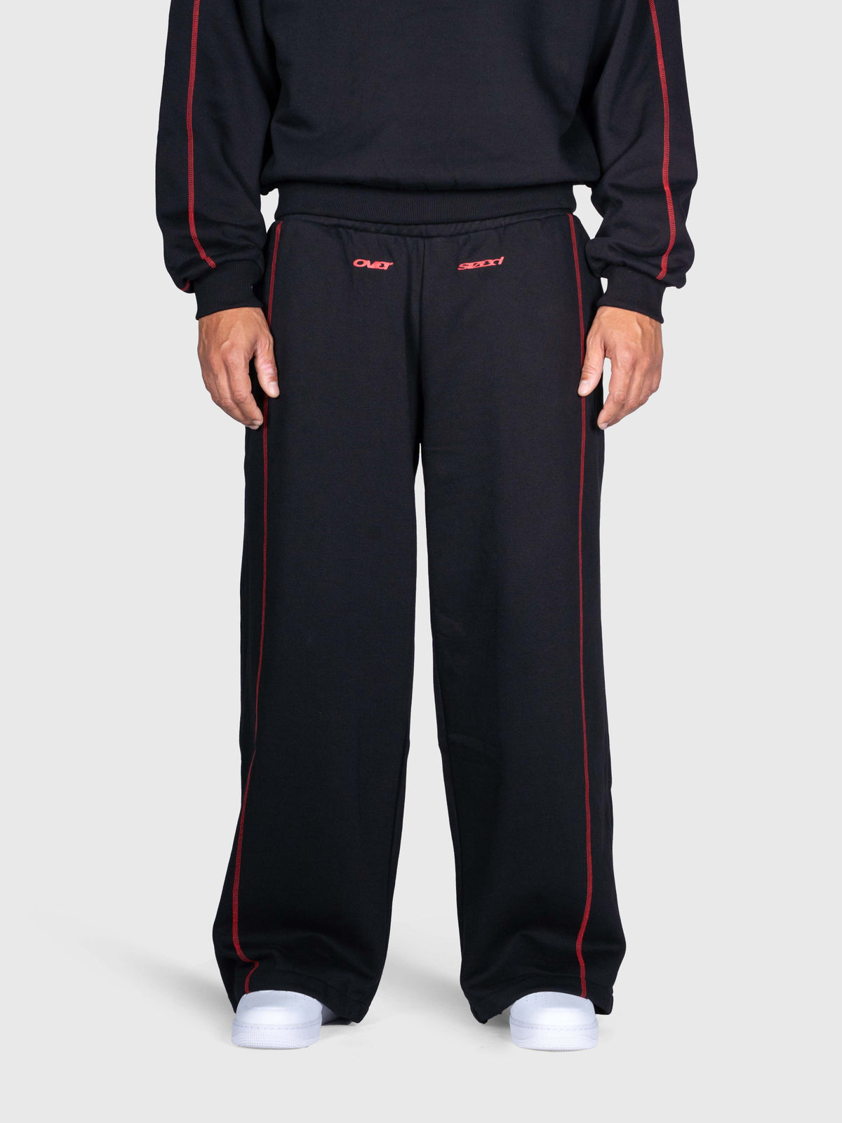 Corner Sweatpants - Black/Red