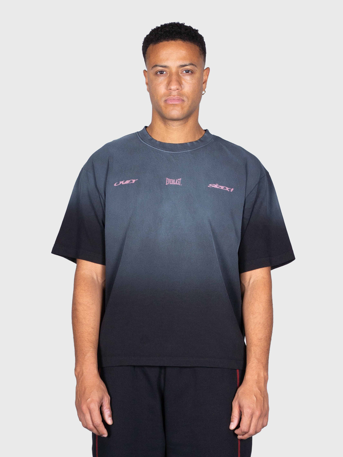 Vintage Heavy Box Tee - Vintage Black/Red