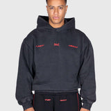 Vintage Hoodie - Black/Red