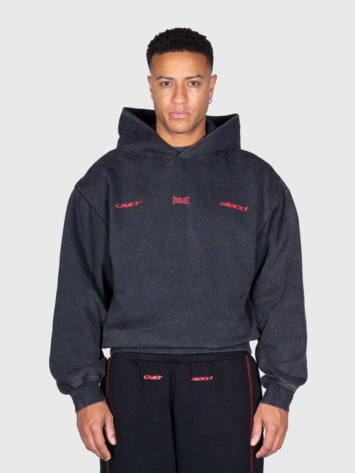 Vintage Hoodie - Black/Red