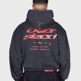 Vintage Hoodie - Black/Red