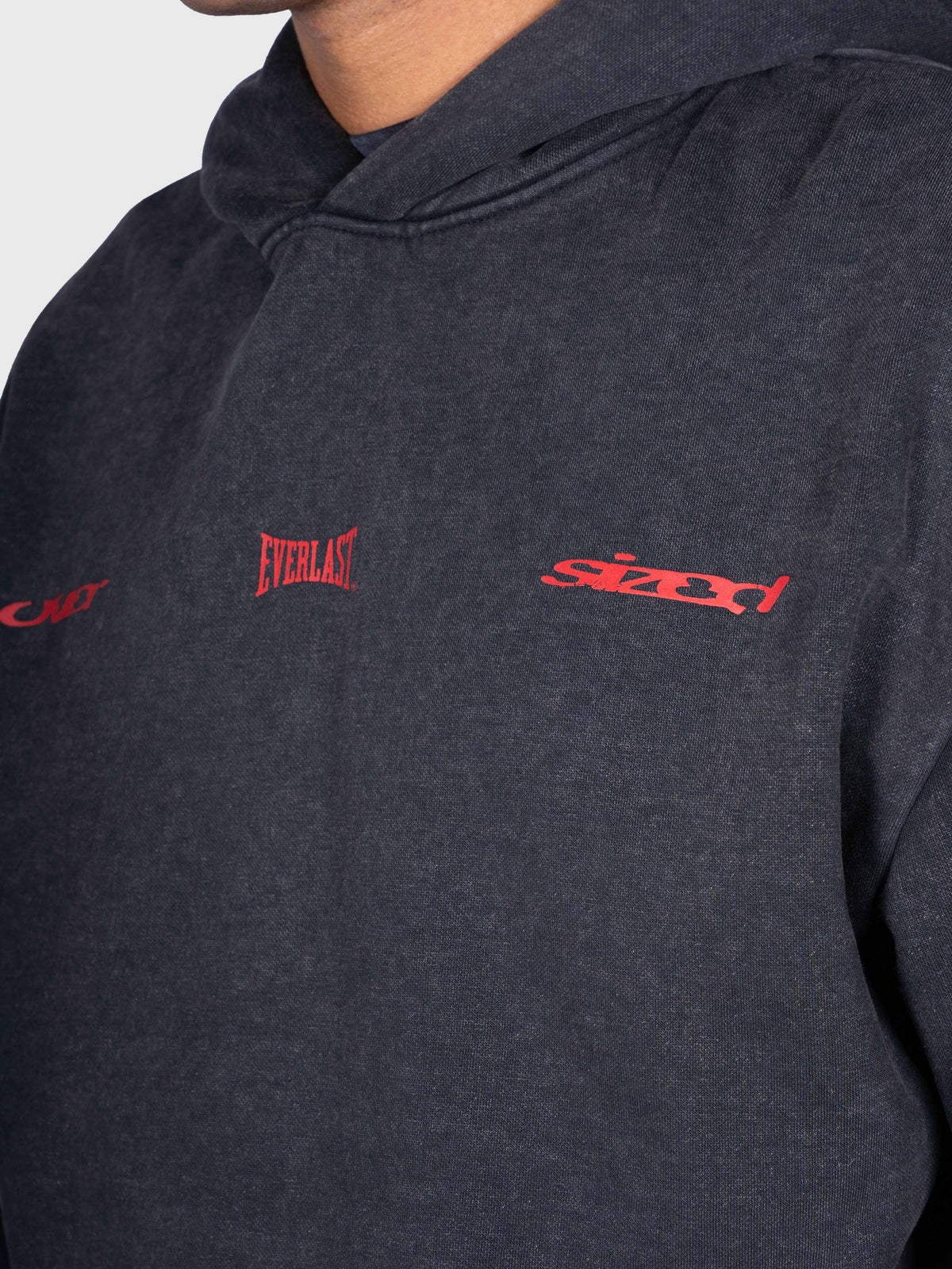 Vintage Hoodie - Black/Red