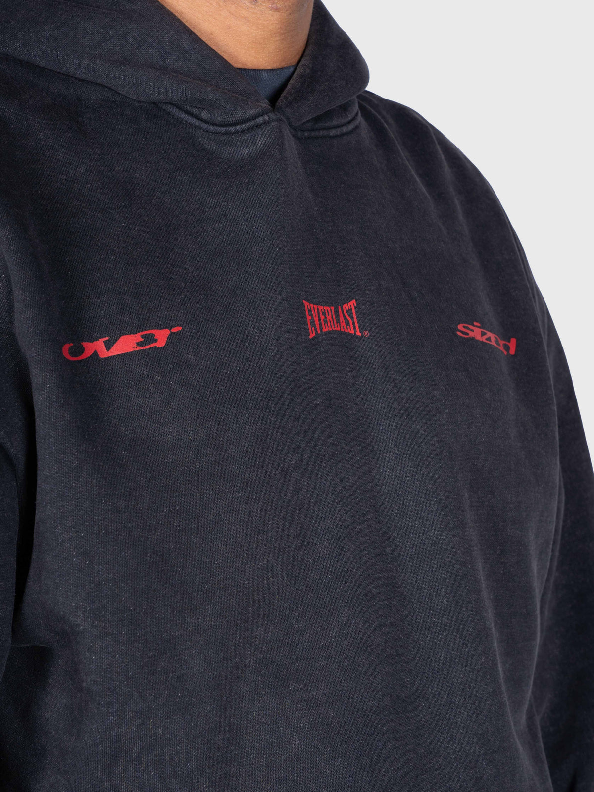 Vintage Hoodie - Black/Red