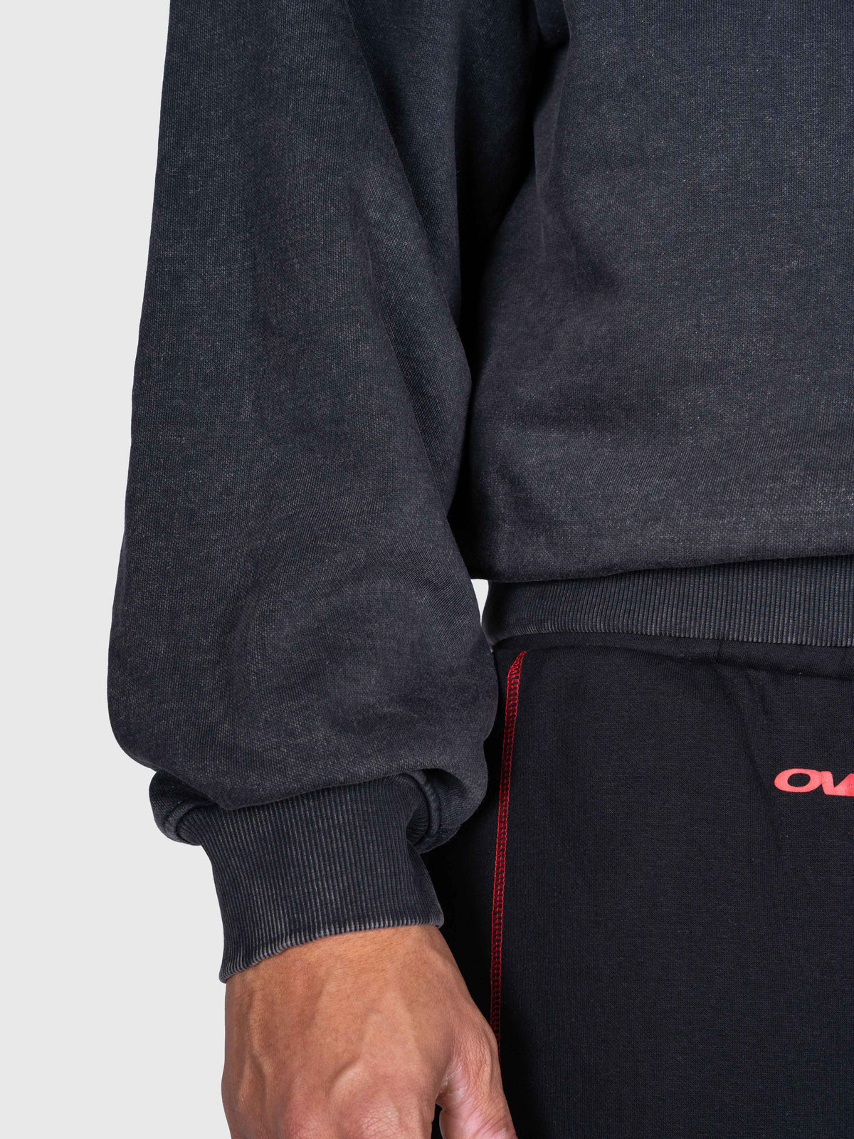 Vintage Hoodie - Black/Red