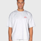 Union Box Tee - Cloudy Grey/Red/Black