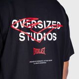 Union Box Tee - Black/Red/White