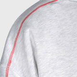 Corner Hoodie - Cloudy Grey/Red