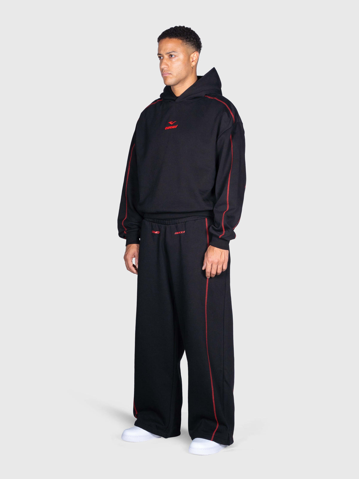 Corner Sweatpants - Black/Red