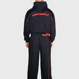 Corner Hoodie - Black/Red