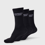 3-Pack Confidence V2 Socks - Black/White