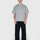 Interlock Stamina Box Tee - Neutral Gray/White