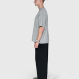 Interlock Stamina Box Tee - Neutral Gray/White
