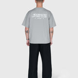 Interlock Stamina Box Tee - Neutral Gray/White